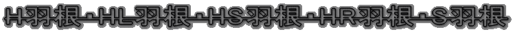 H羽根・HL羽根・HS羽根・HR羽根